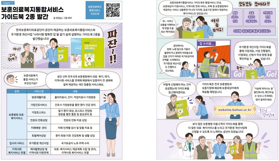 보훈의료복지통합서비스 가이드북 2종 발간