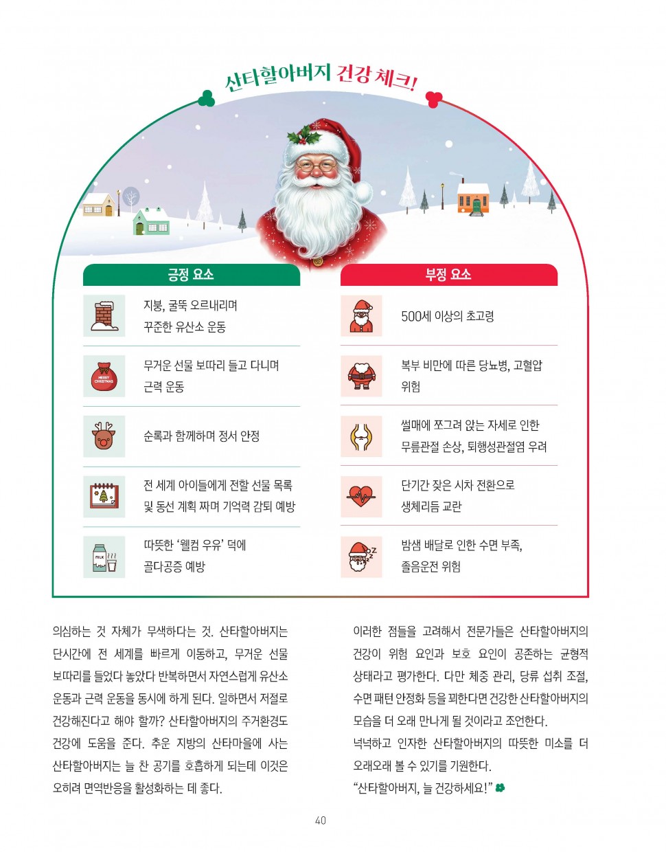 산타할아버지, 건강하세요?